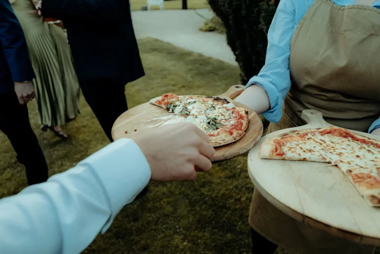 Combermere Abbey pizza evening food