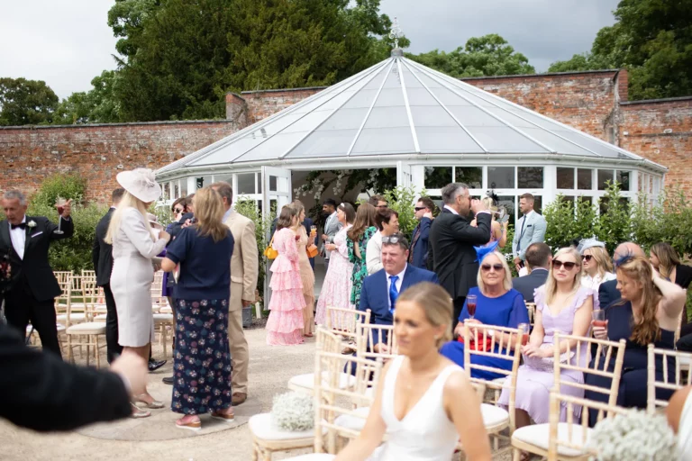 Combermere Abbey wedding ceremony