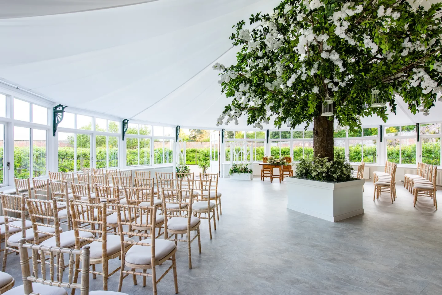 the glasshouse wedding ceremony