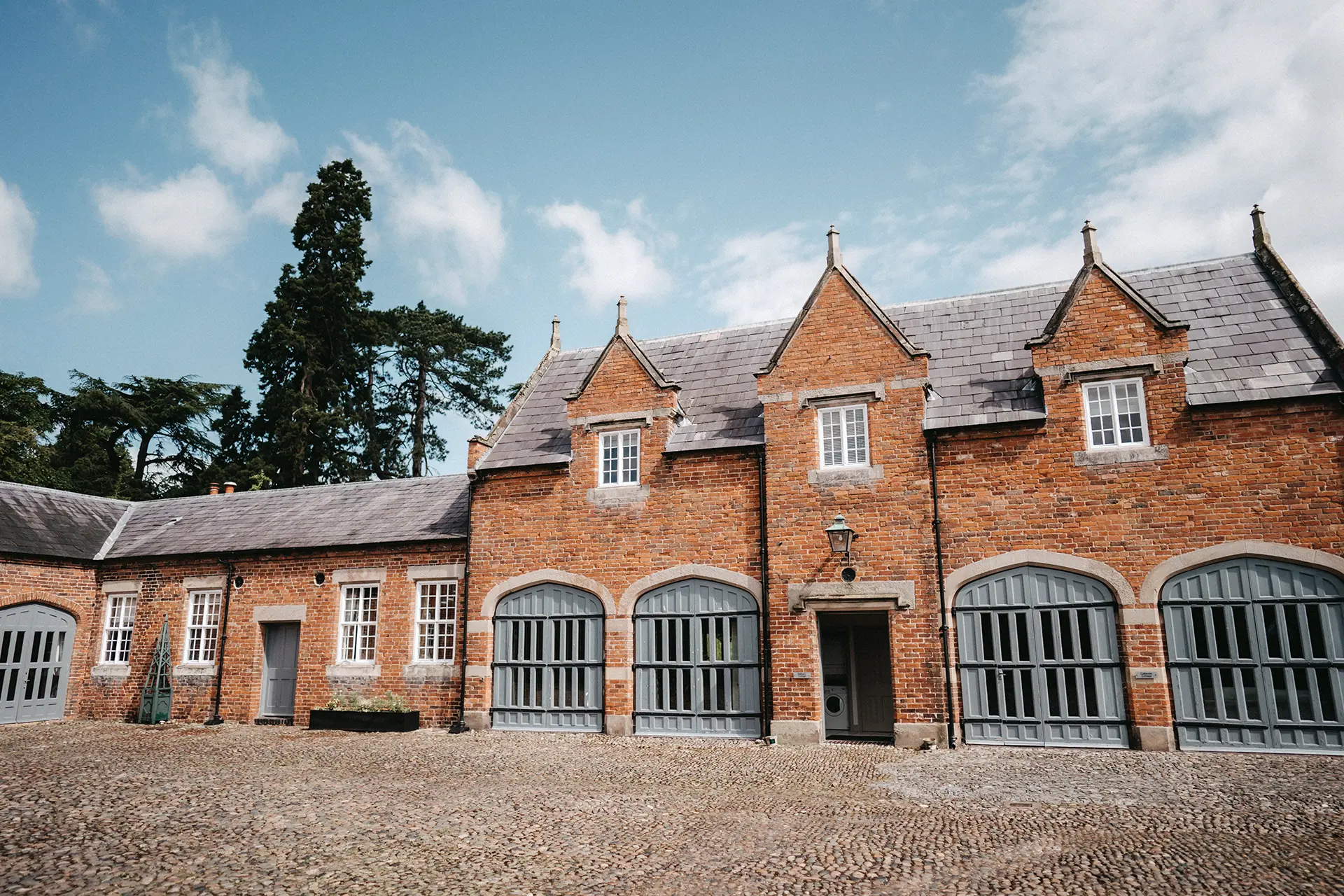 Combermere Abbey courtyard cottages