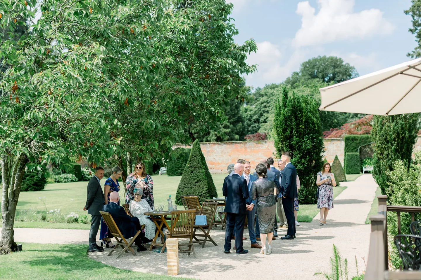 Combermere Abbey drinks reception wedding timeline