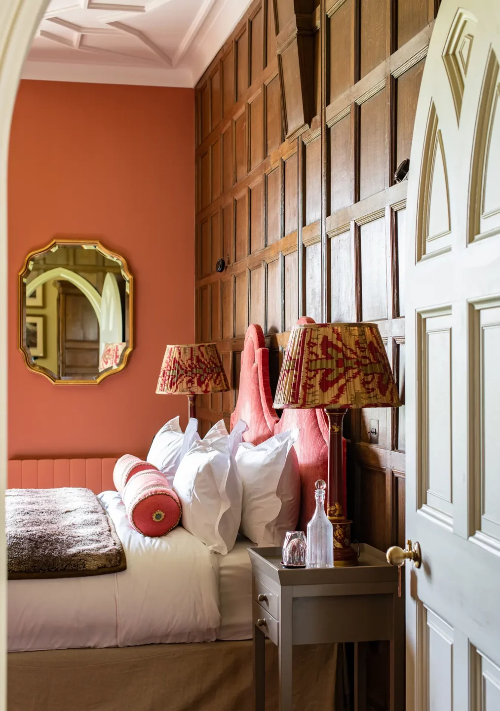 Combermere Abbey north wing bhurtpore bedroom entrance