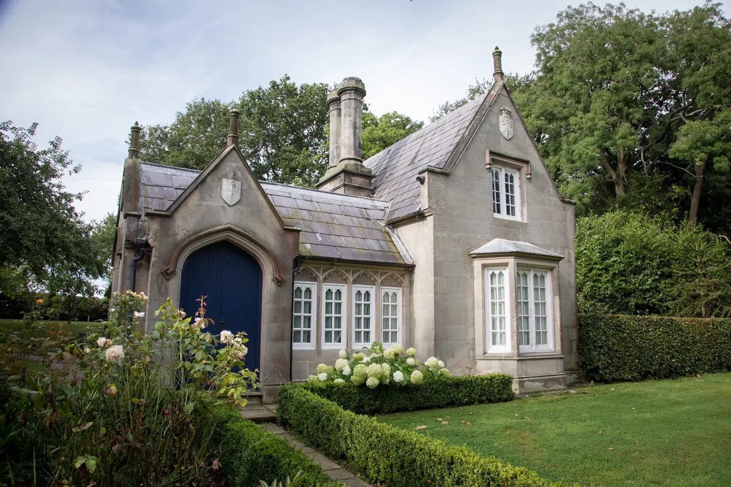 Combermere Abbey stone lodge