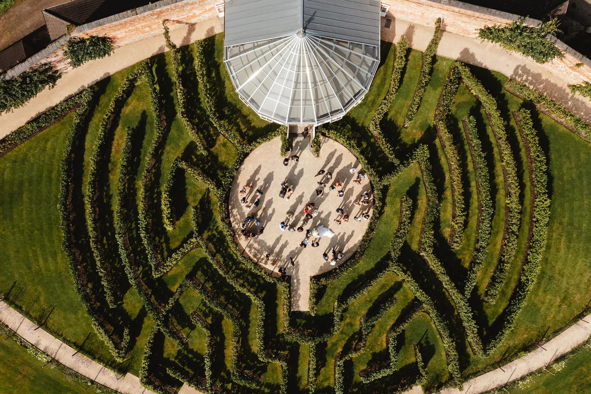 the glasshouse and fruit maze combermere abbey