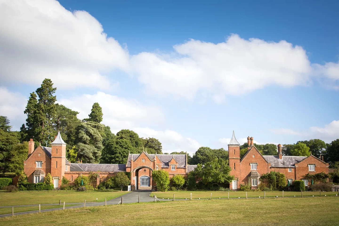 A View of Combermere Abbey Cottages