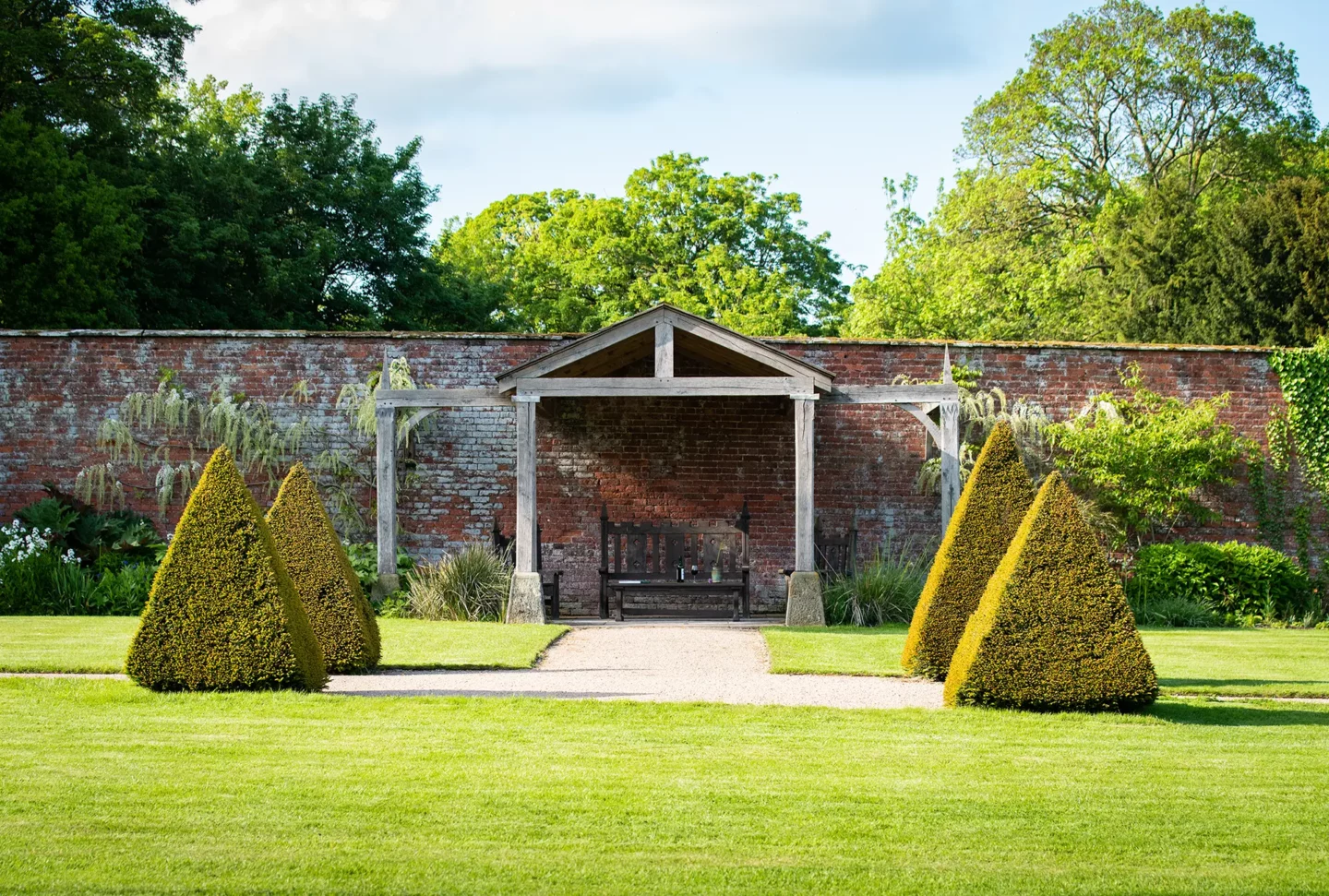 Combermere Abbey walled gardens