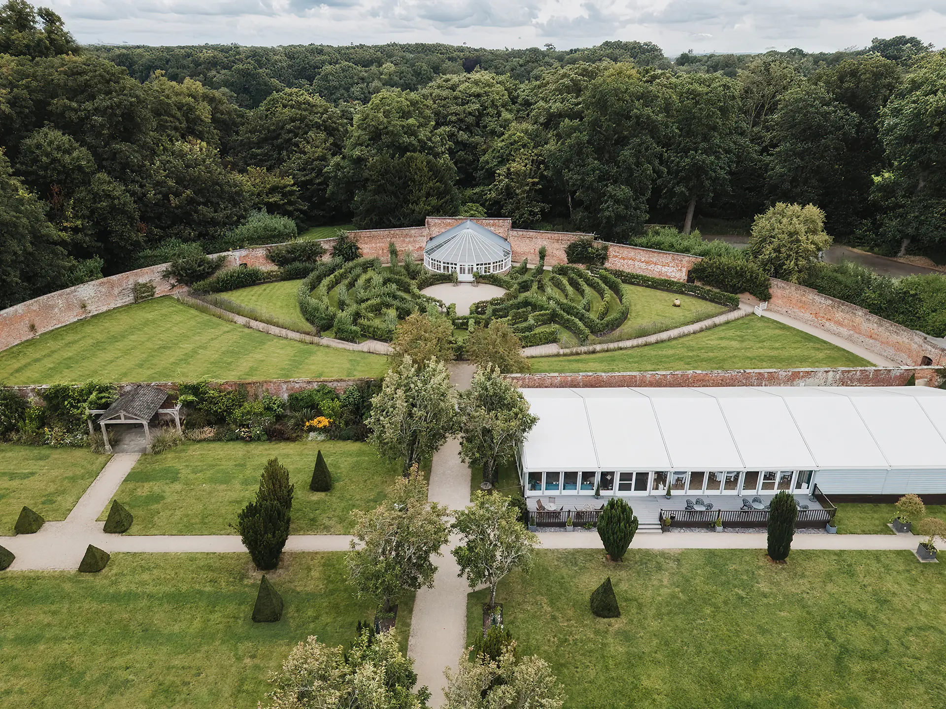 Combermere Abbey gardens