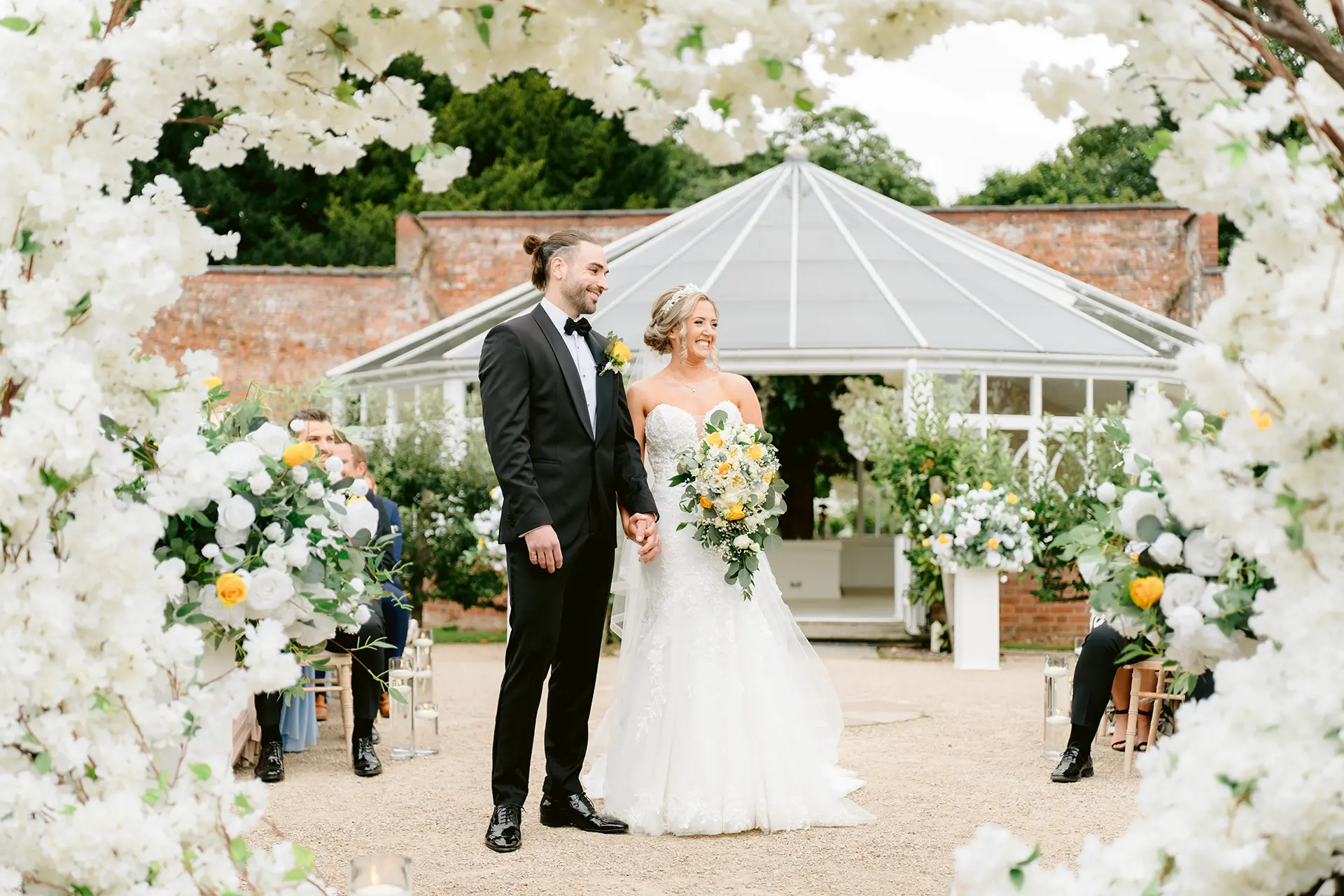 combermere abbey outdoor ceremony