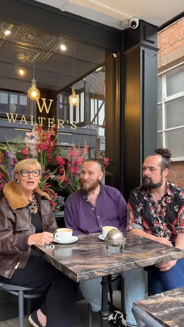 Join Sarah as she sits down with Dan and Josh, the proud owners of @waltershousewhitchurch 🍹

She discovers the inspiration behind Walter’s House of Coffee, Cocktails & Champagne bar on the High Street in Whitchurch. Since childhood, Josh has dreamed of opening a coffee shop in the very building Walters now calls home. Now years later, that dream has come to life alongside his partner, Dan.

Their vision was simple yet heartfelt: to create a place where everyone feels welcome, no matter their budget. It is a family affair - Dan’s interior design vision, Josh’s sister, Talllulah is chief cocktail maker and piano player (it’s there for anyone to play) and Josh’s barista skills combine to create a wonderful space full of warmth and charm.

Named in honour of Josh’s late grandad, Walter’s is a place built on love, community, and legacy! Made all the more special by the story behind it.

#Whitchurch #WhitchurchLife #VisitWhitchurch #Shropshire #ShropshireLife #WaltersWhitchurch #CoffeeLovers #CafeCulture #CoffeeCommunity #LocalLegends #CombermereAbbey