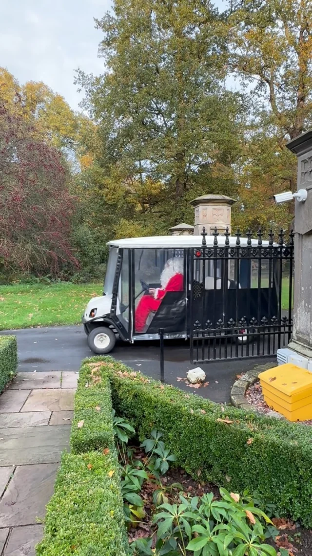 Just another autumn day at Combermere Abbey… 🍂
The team are hard at work, ticking off the to-do list, getting ready for the season ahead... blissfully unaware that someone rather important has already arrived 👀🎅
 
Seems like the big man couldn’t resist checking in early!
Don’t worry, we’re not unlocking the gates to Christmas until he gives the all-clear 😉
 
✨ Tickets for our Christmas event are still available. Join us when the gates officially open to festive magic - head to the link in our bio to book your ticket! #Combermerechristmas #santasgrotto #combermereweddings