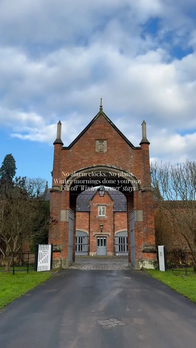 Kettle on, fire crackling, countryside stirring outside, absolutely nowhere you have to be.

This is what winter at Combermere Abbey feels like. Softer, slower, and wonderfully unhurried.

Your ‘Winter Warmer’ escape is calling, with 15% off from 5th January - 31st March, including early check-in and late check-out as standard. 

Arrive in the light, linger even longer.

Book now via the link in bio using the promo code ‘WINTERWARMER’ and make this winter all about you.

*This code expires on 31st December 2025
.
.
.
#CombermereAbbey #WinterEscape #WinterWarmer #CountrysideRetreat #LuxuryCottages #UKGetaway #CosyCottageLife #SlowLiving #CountrysideVibes #AdultOnlyEscape #VisitCheshire