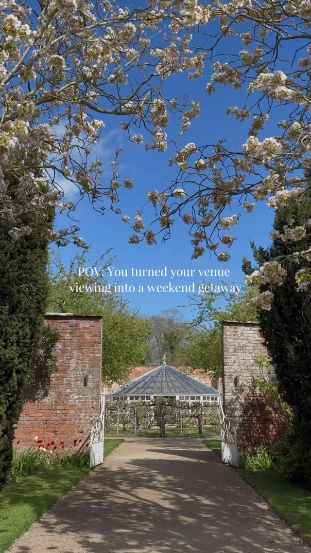 At Combermere Abbey, your showround doesn’t have to start and end in a day…

You could extend your stay and wake up in award-winning cottages, step outside into 1,000 acres of countryside, and spend time exploring the estate & surrounding towns at your own pace. 🍃

Because if you’re travelling from afar, why not make something of it? A slow weekend visit, and spending some time getting a feel for the space, to actually picture your wedding here. 🤍

Book your showround and stay, head to the link in our bio 🔗