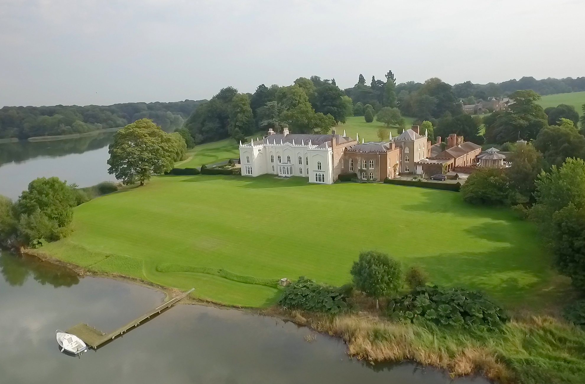 View of Combermere Abbey’s North Wing accommodation