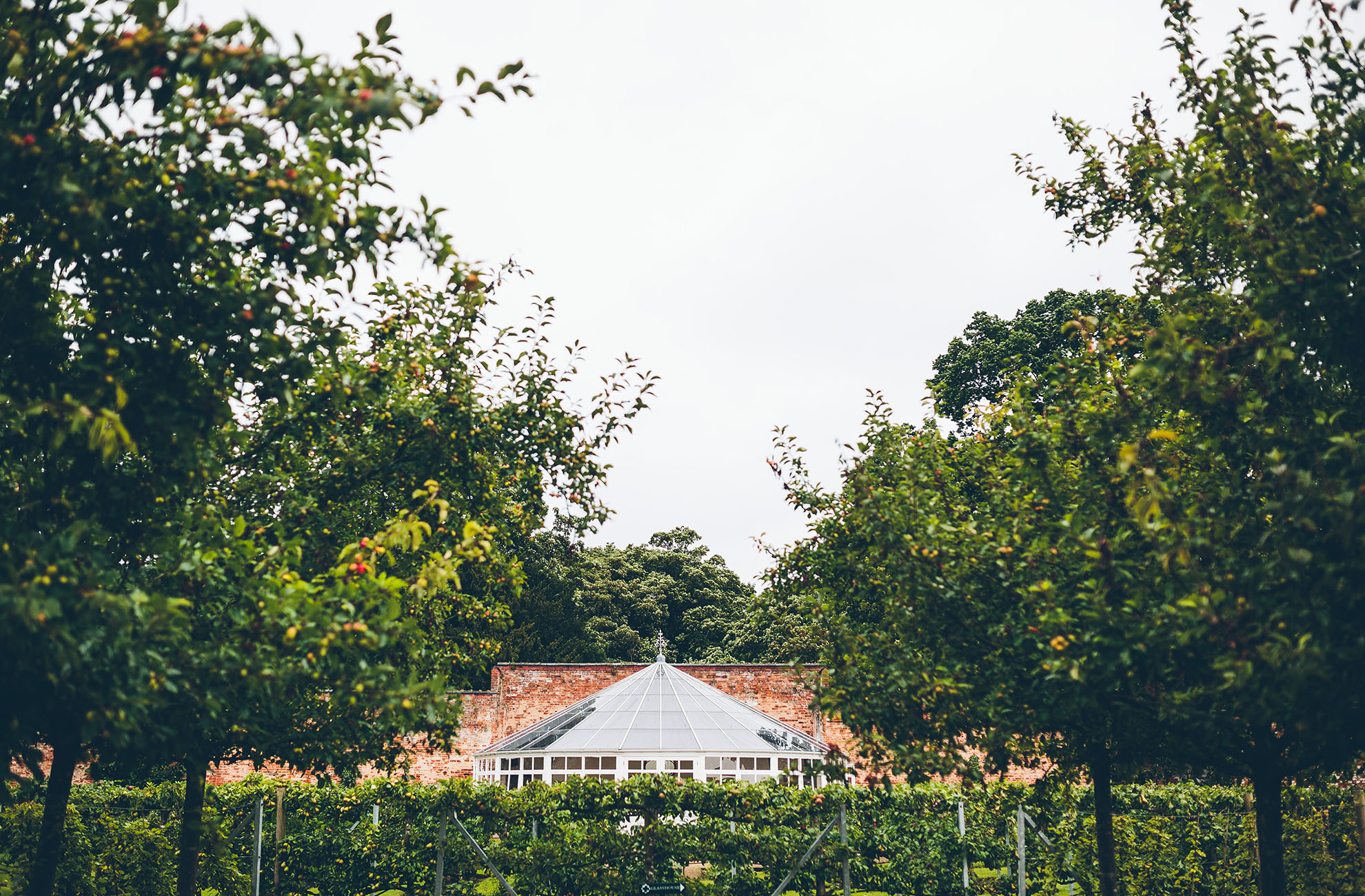 Set amongst a fruit tree maze the beautiful Edwardian Glasshouse is perfect for wedding ceremonies