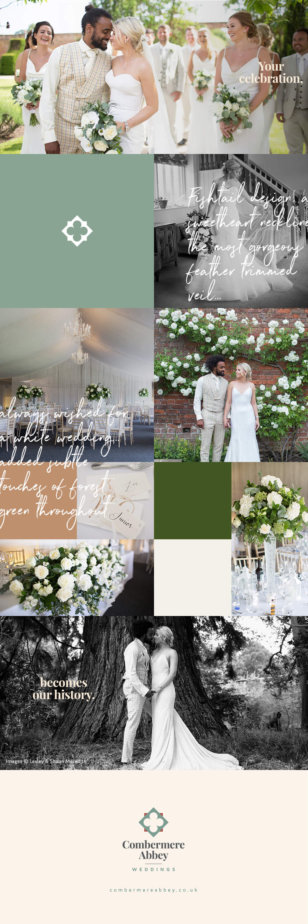Zoe and Junior's real life wedding at Combermere Abbey